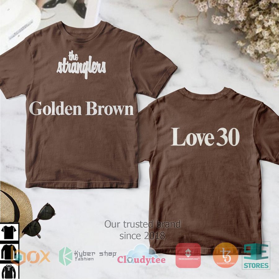 the stranglers golden brown album 3d t shirt 1 56390