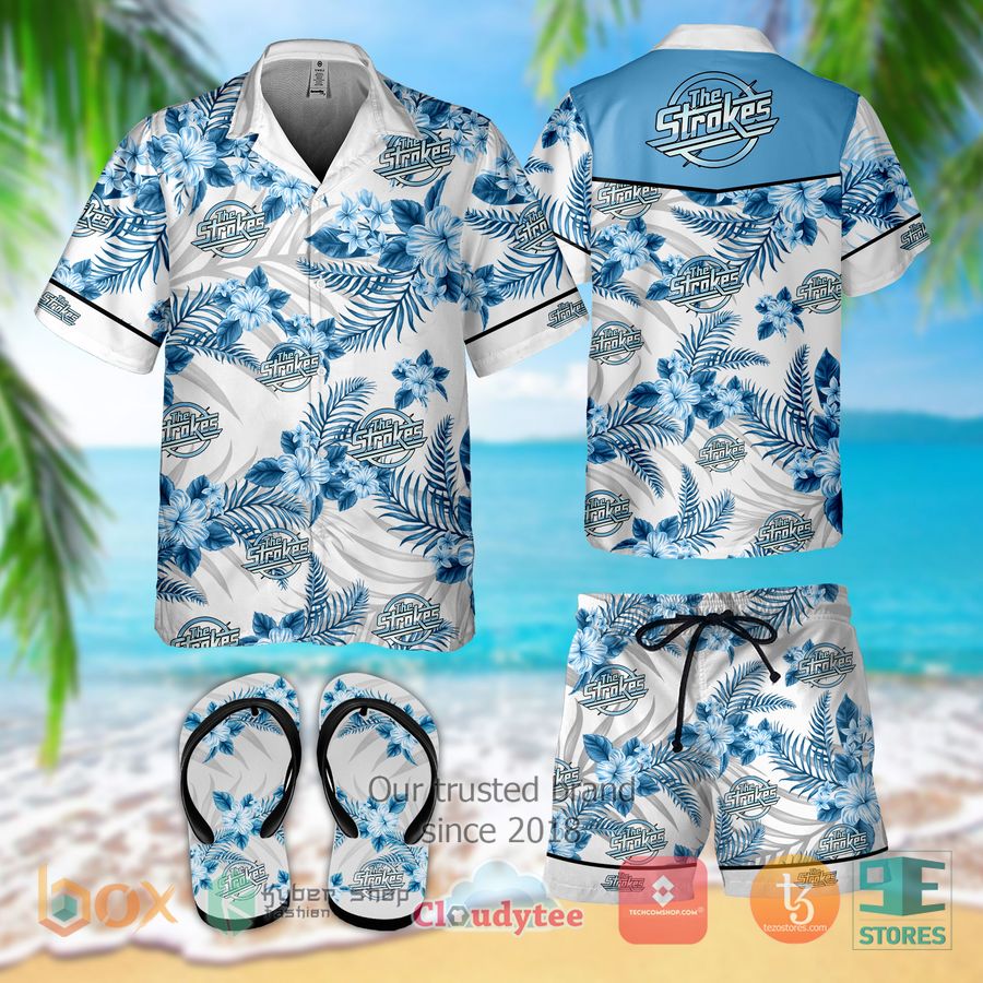 the strokes band hawaiian shirt shorts 1 99543