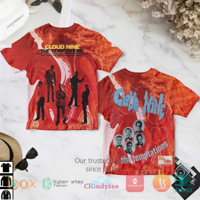 the temptations band cloud nine album 3d t shirt 1 97828