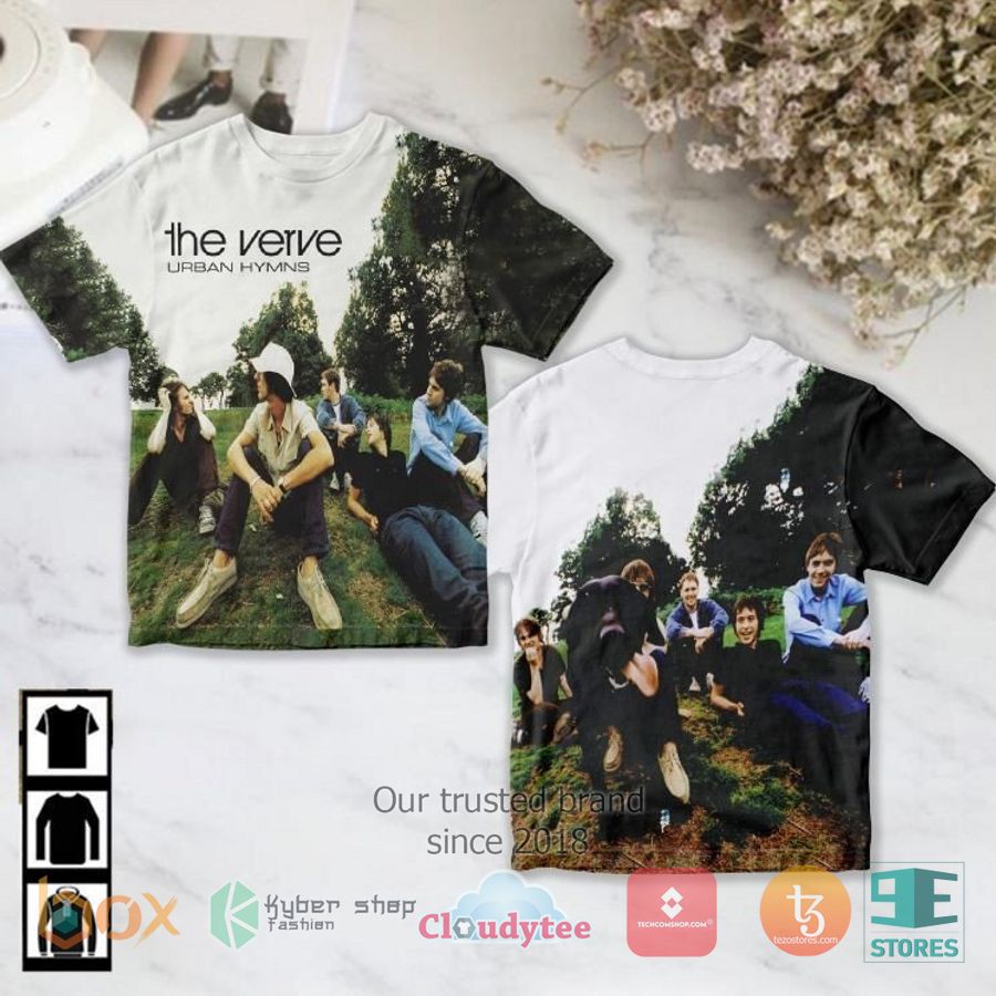 the verve band urban hymns album 3d t shirt 1 72532