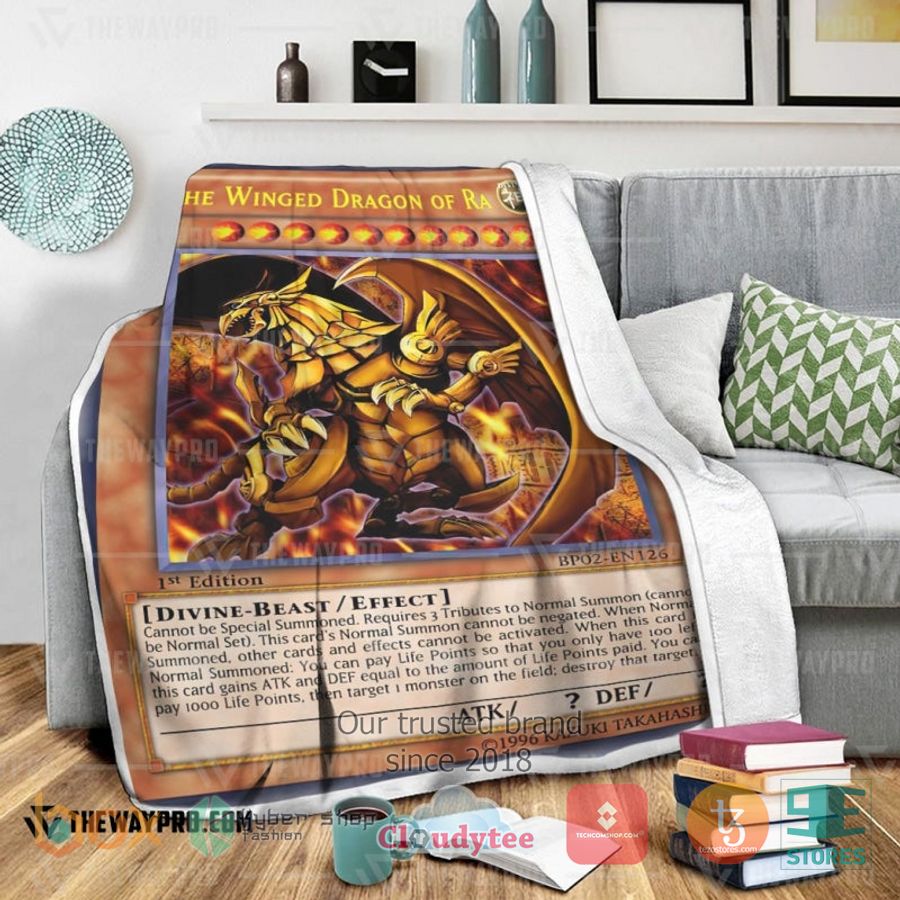 the winged dragon of ra soft blanket 2 90300