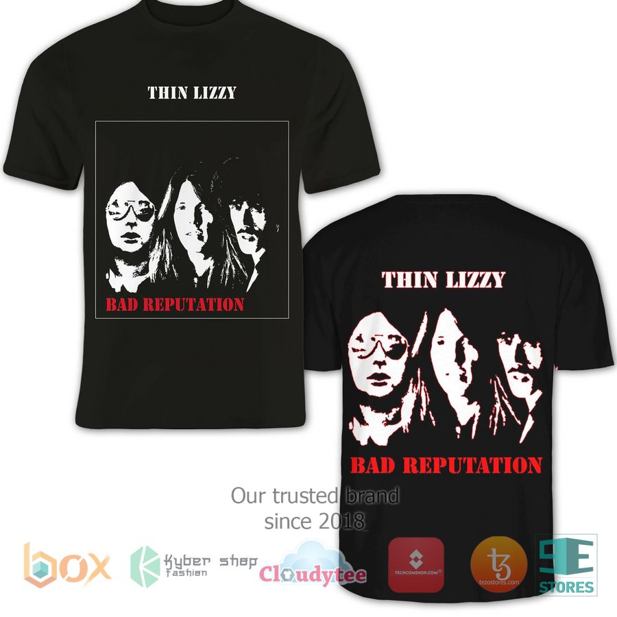 thin lizzy band bad reputation album 3d t shirt 1 48330