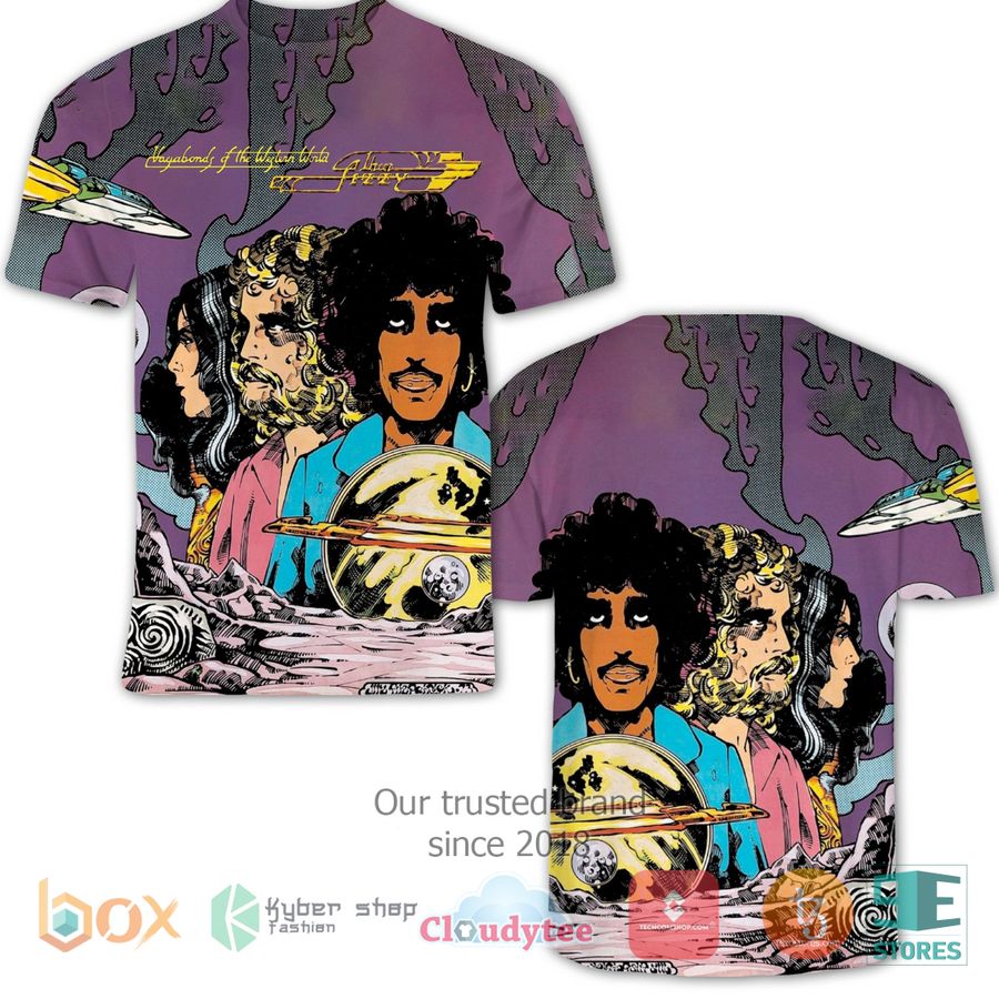 thin lizzy band vagabonds of the western world purple album 3d t shirt 1 30250