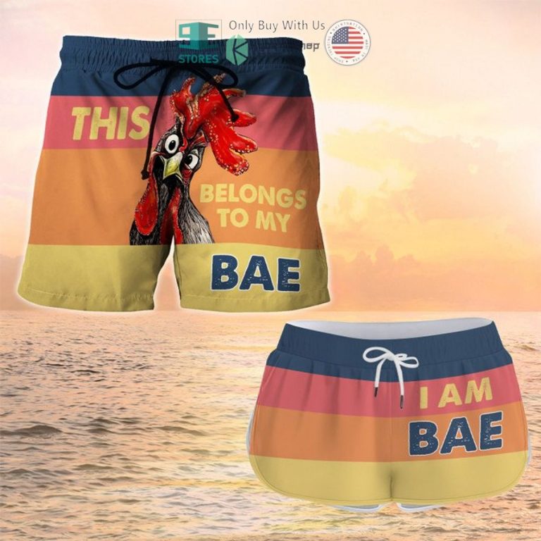 this belongs to my bae i am bae couple shorts 1 13501