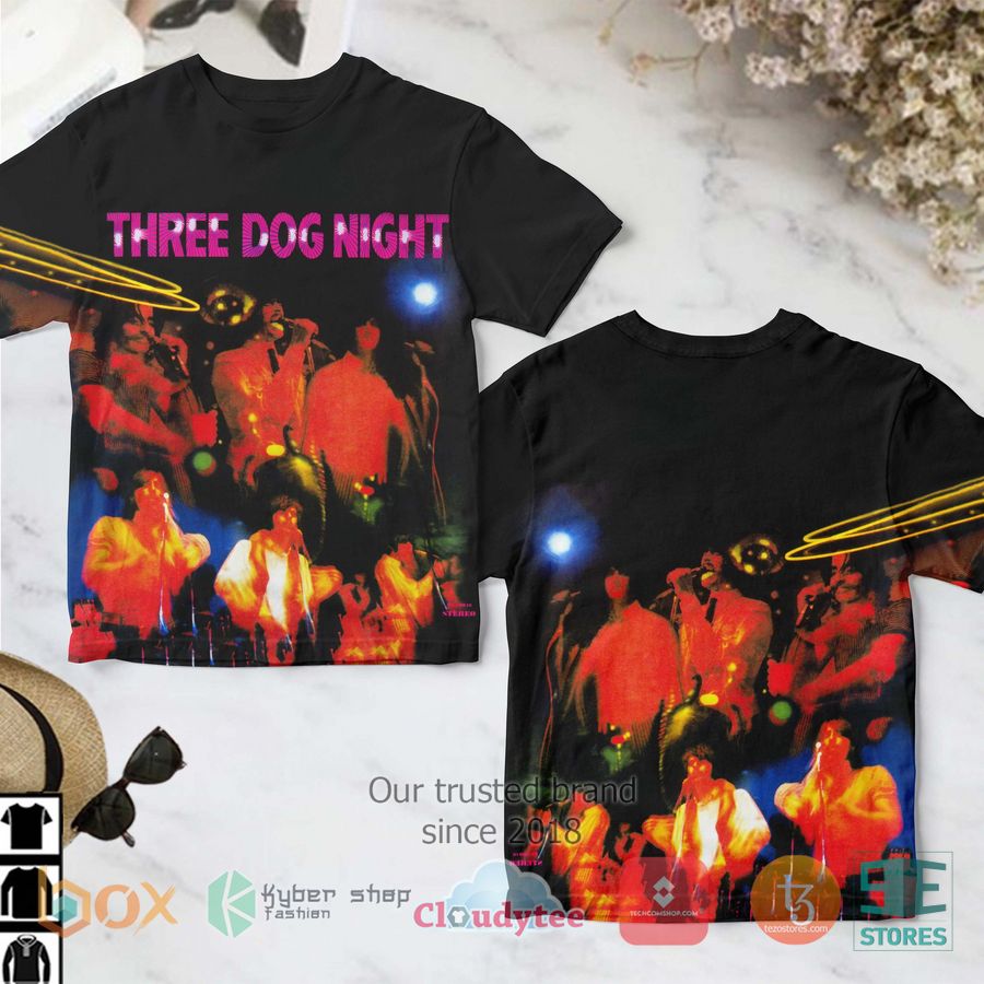 three dog night band black album 3d t shirt 1 59008