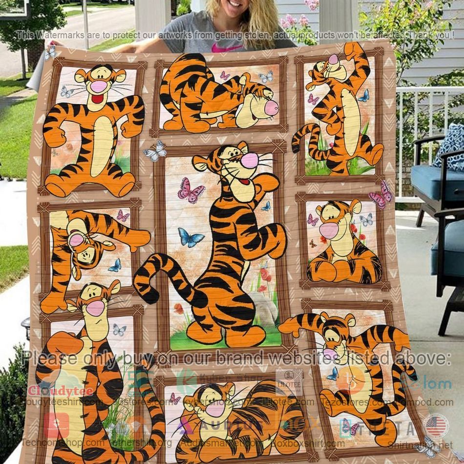 tigger and butterfly quilt 1 65405