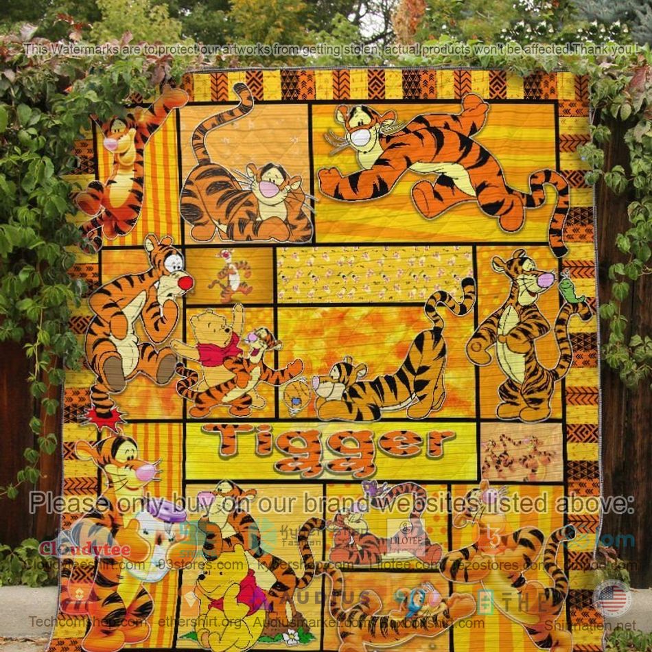 tigger and friends yellow quilt 2 19836