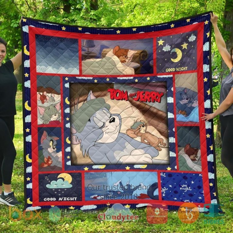 tom and jerry cartoon quilt blanket 1 58235