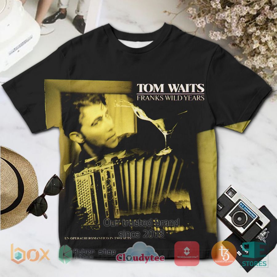 tom waits franks wild years album 3d t shirt 1 30915