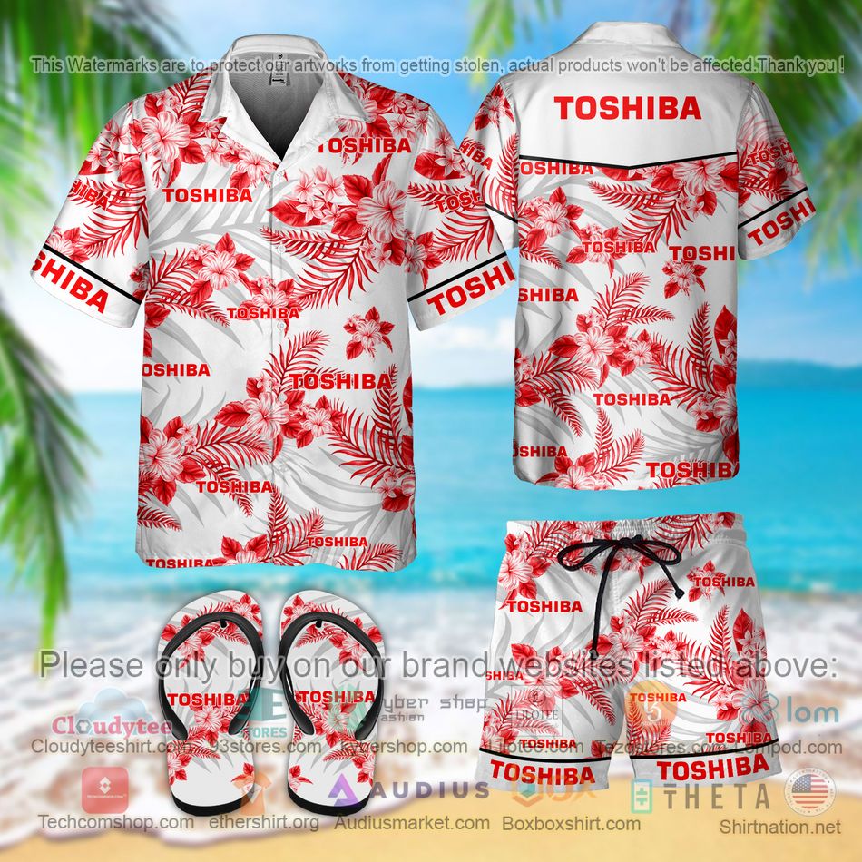 toshiba hawaiian shirt shorts 1 60021