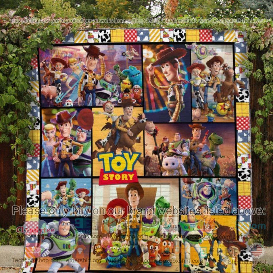 toy story main characters colorful quilt 2 58922