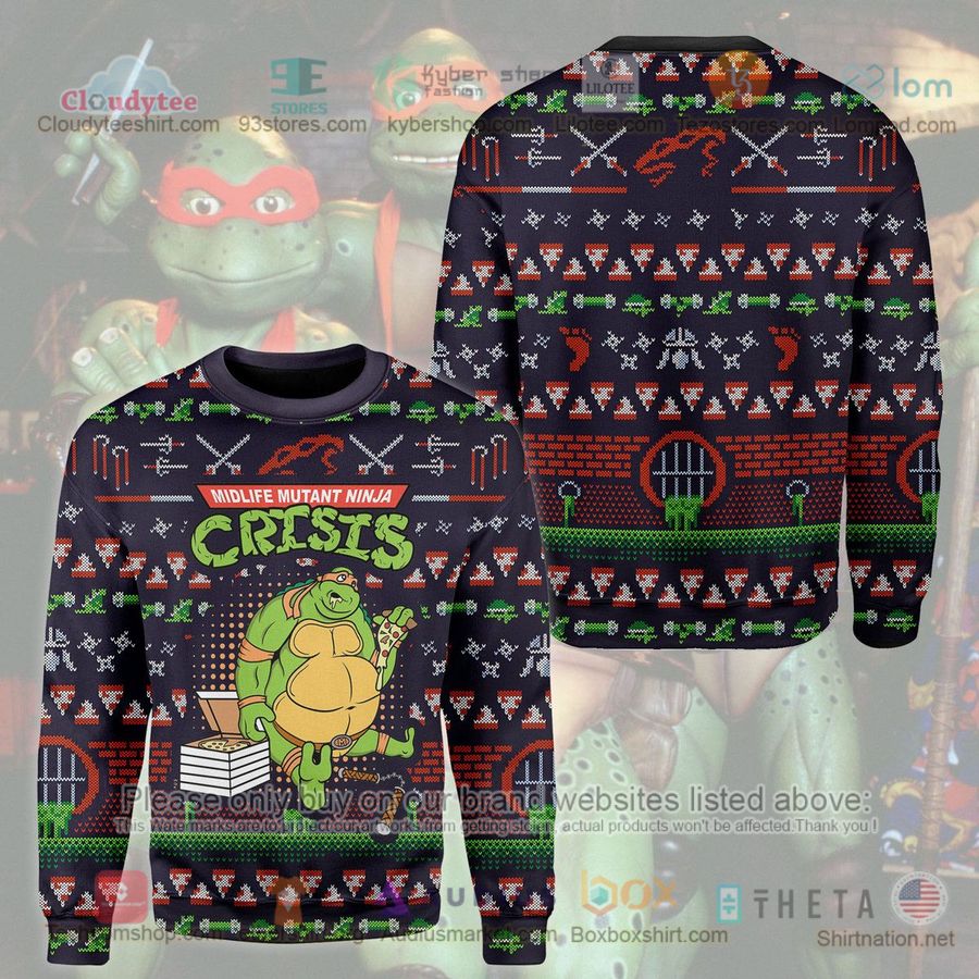 turtles midlife mutant ninja crisis sweatshirt sweater 1 42494