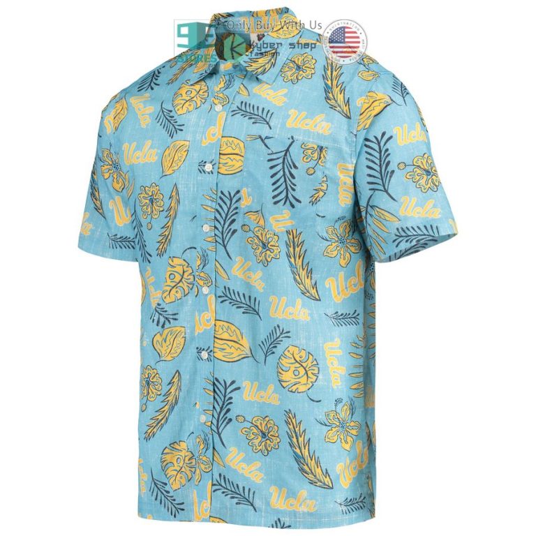 ucla bruins wes willy vintage floral light blue hawaiian shirt 2 9871