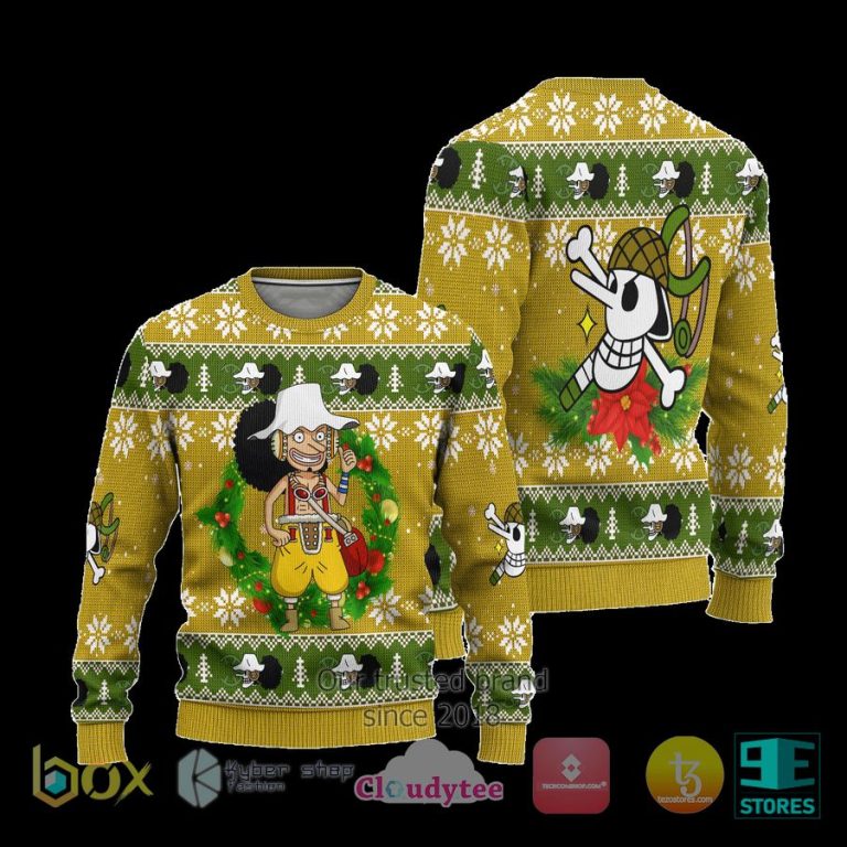 usopp one piece anime ugly christmas sweater 3 92680