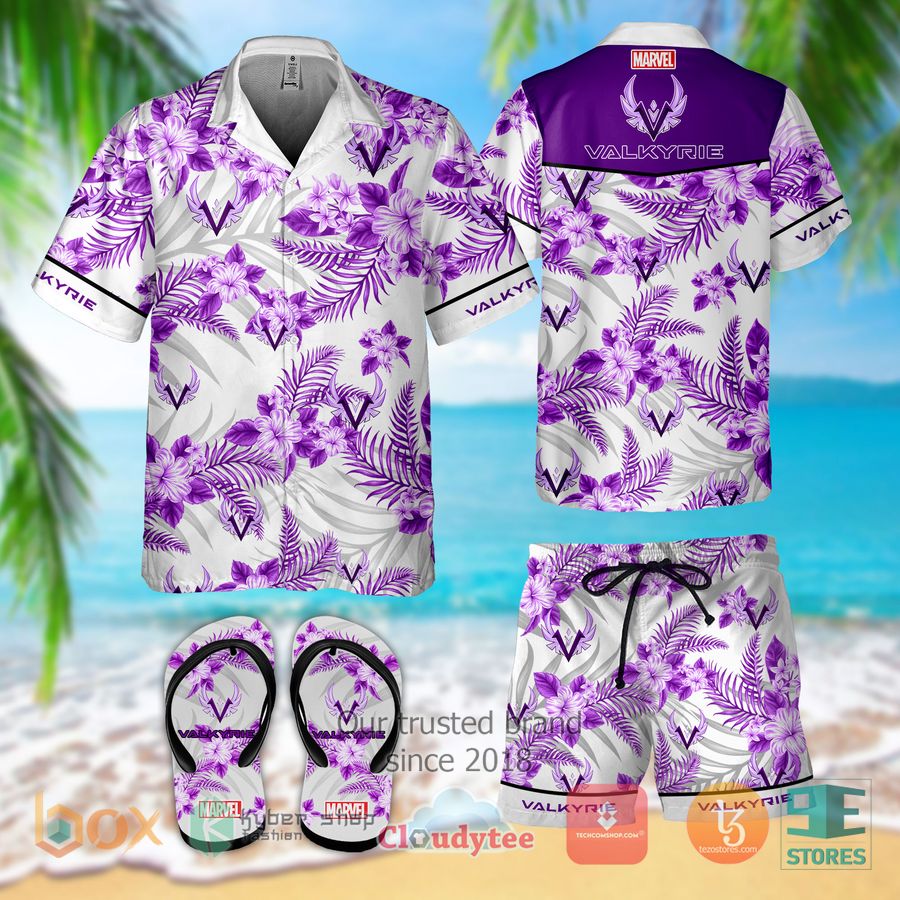 valkyrie marvel hawaiian shirt shorts 1 4846