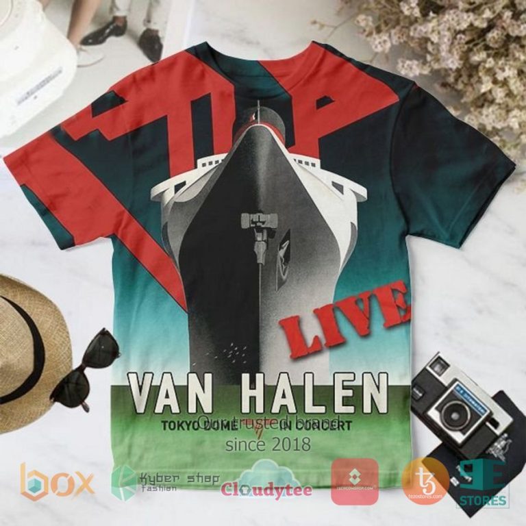 van halen band dome live album 3d t shirt 1 35482