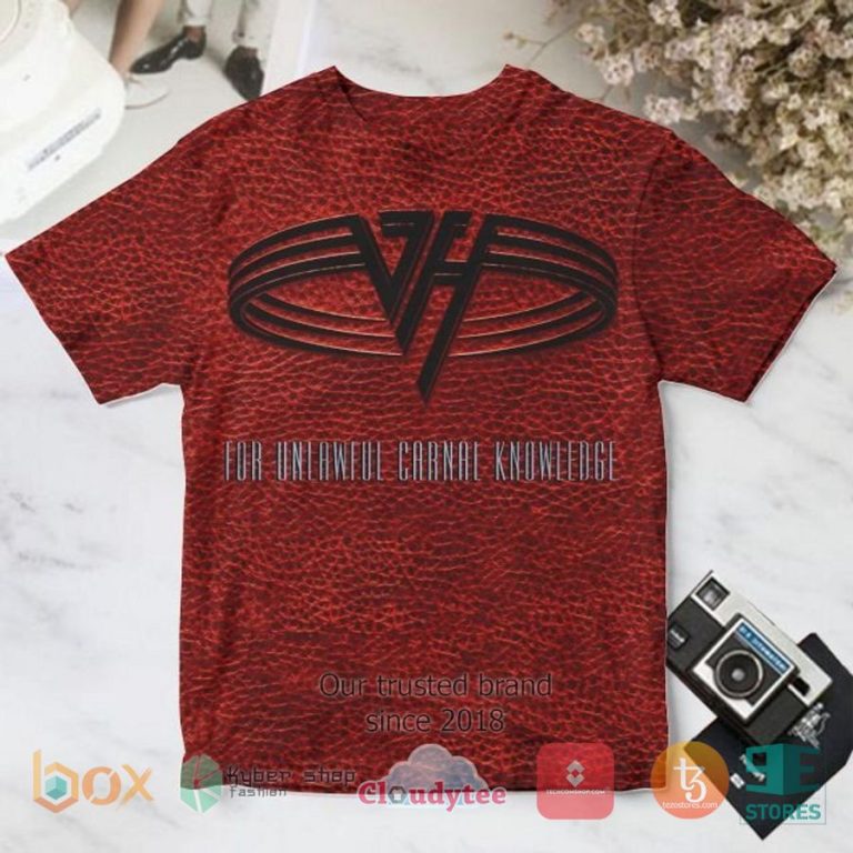 van halen band for unlawful camal knowledge album 3d t shirt 1 60081