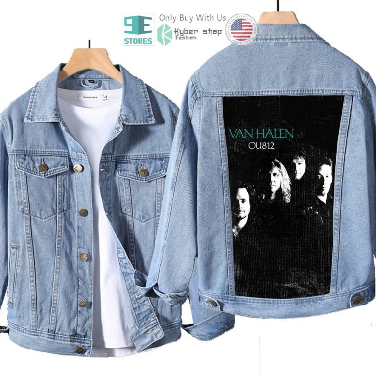 van halen band ou812 album denim jacket 1 24588