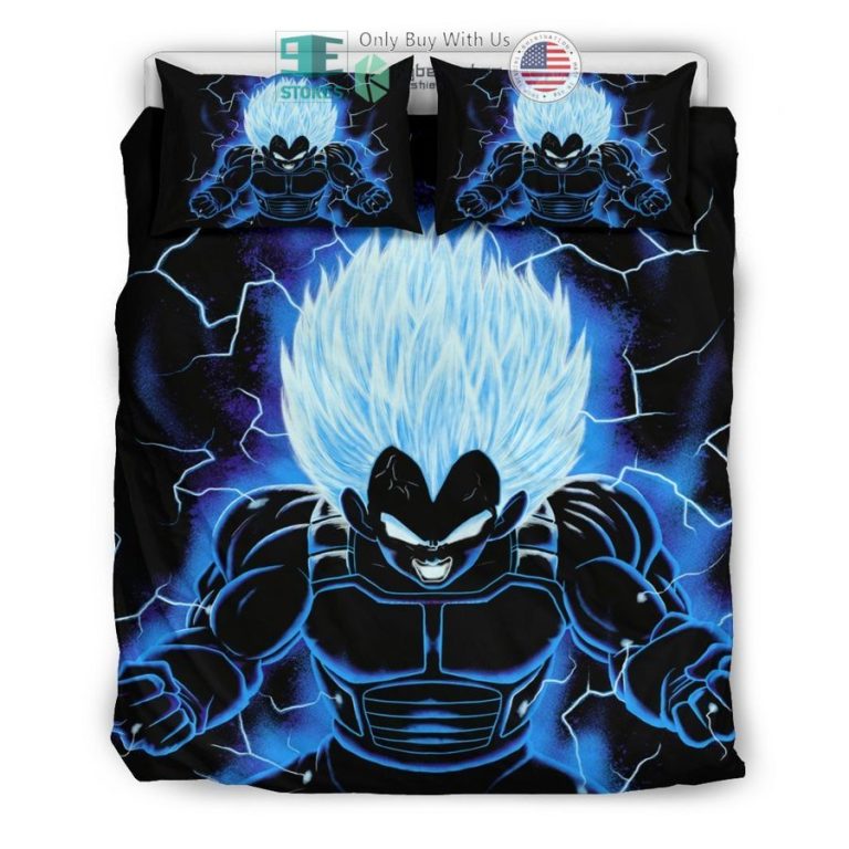 vegeta blue black bedding set 3 55698