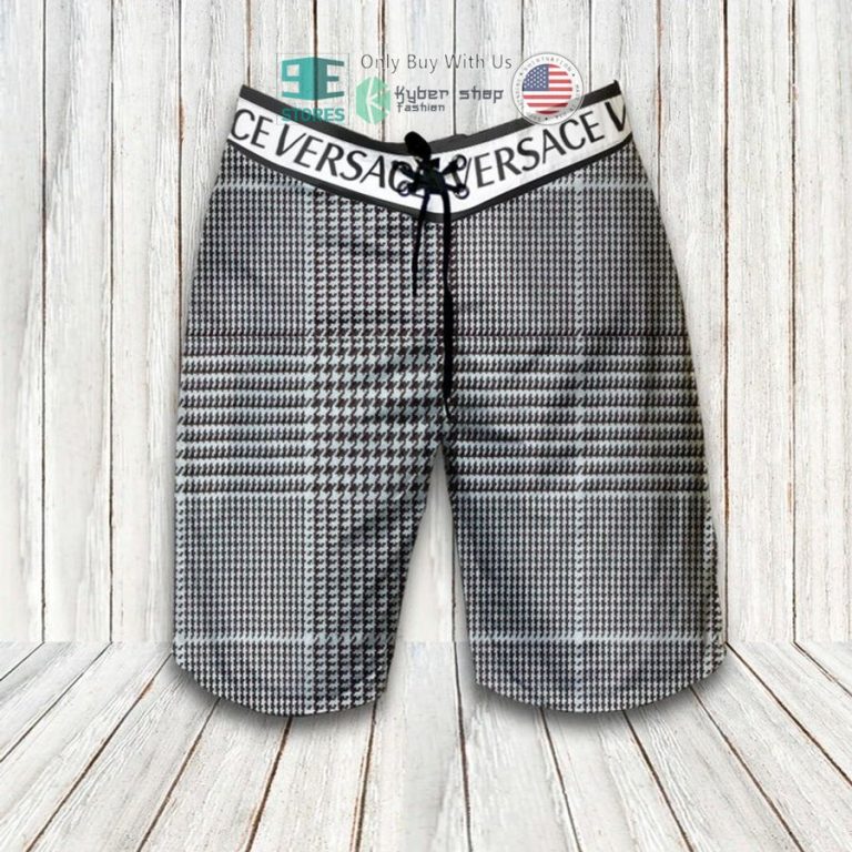 versace grey hawaii shirt shorts 3 90772