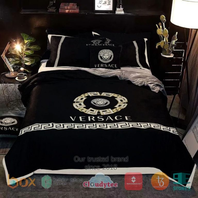 versace high end black bedding set 1 91975