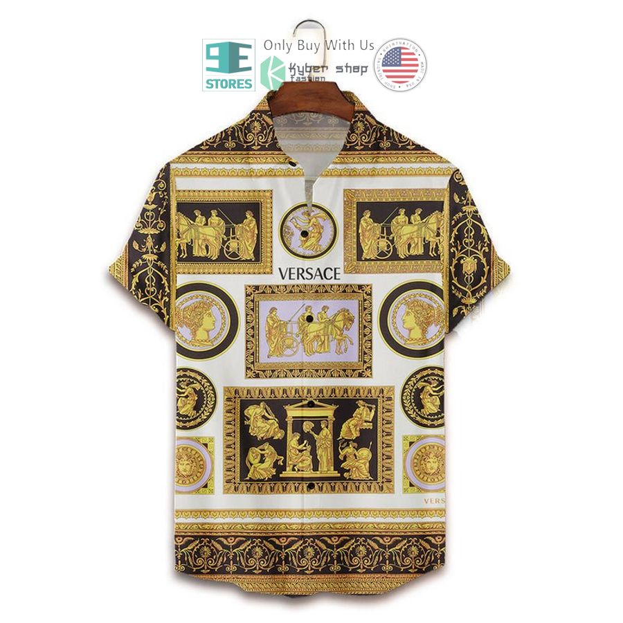 versace home pattern hawaii shirt shorts 2 63869