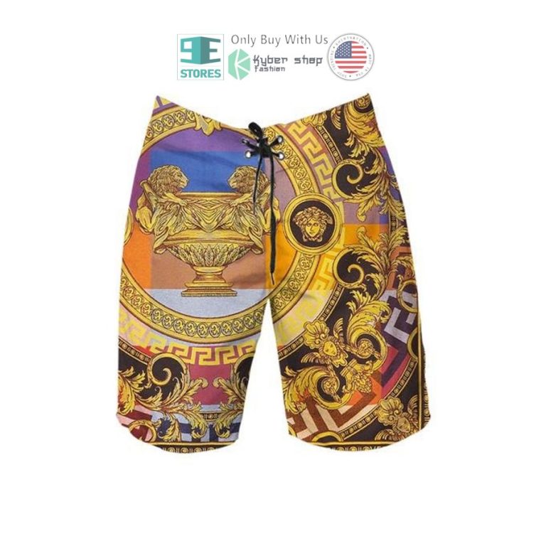 versace lion hawaii shirt shorts 3 3585