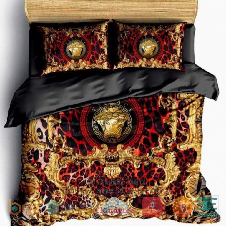 versace logo pattern bedding set 1 27102