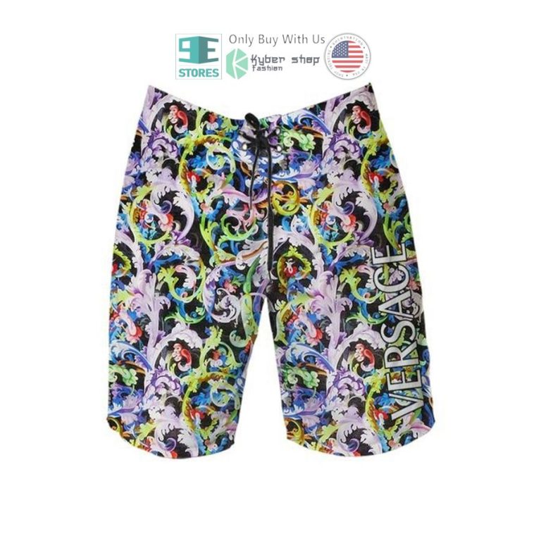 versace multicolor hawaii shirt shorts 3 8140