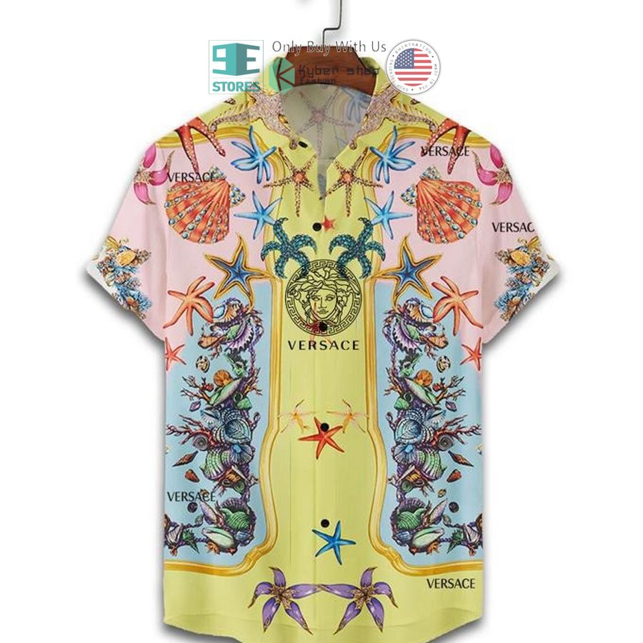 versace sea scene hawaii shirt shorts 2 88505