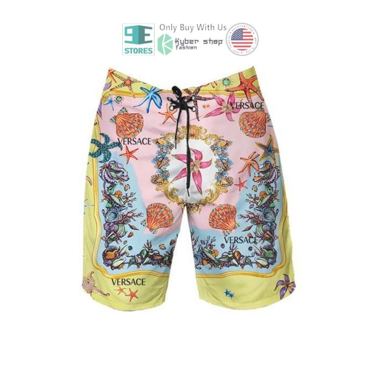 versace sea scene hawaii shirt shorts 3 37492