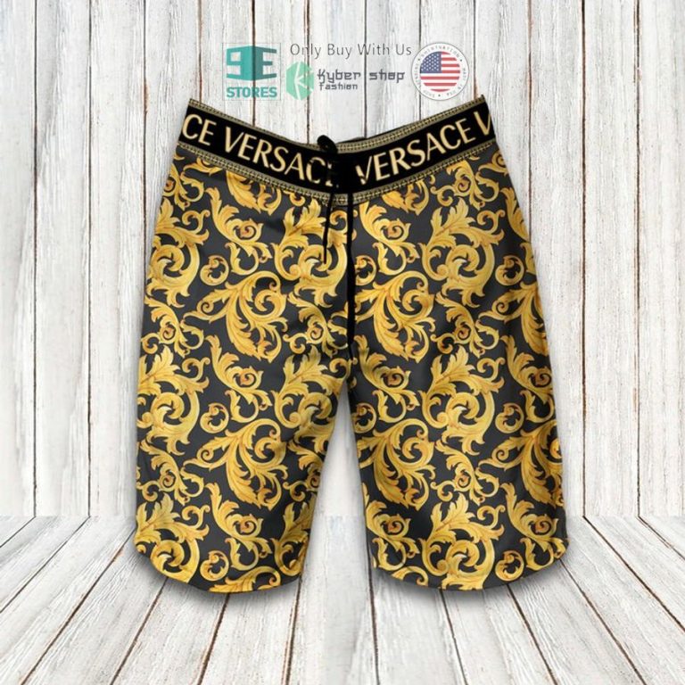 versace versace pattern hawaii shirt shorts 3 72010