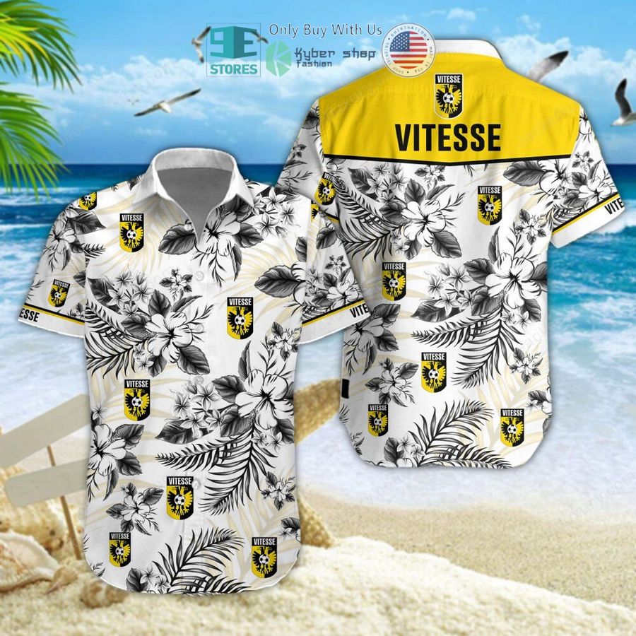 vitesse yellow hawaii shirt shorts 1 38373