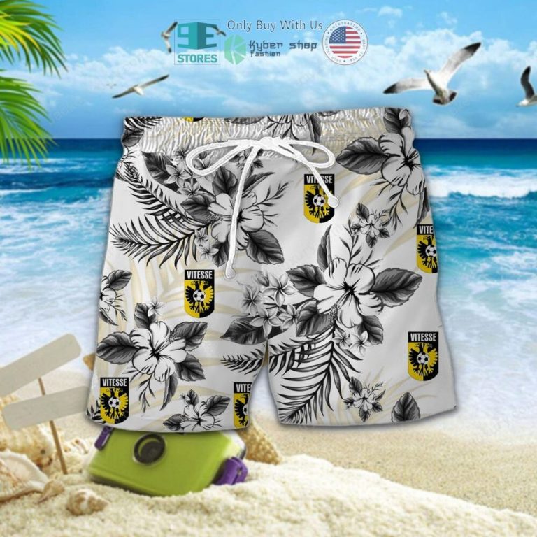 vitesse yellow hawaii shirt shorts 2 49290