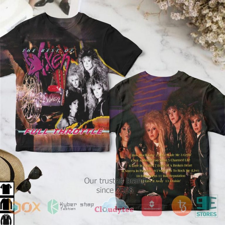 vixen band the best album 3d t shirt 1 16103