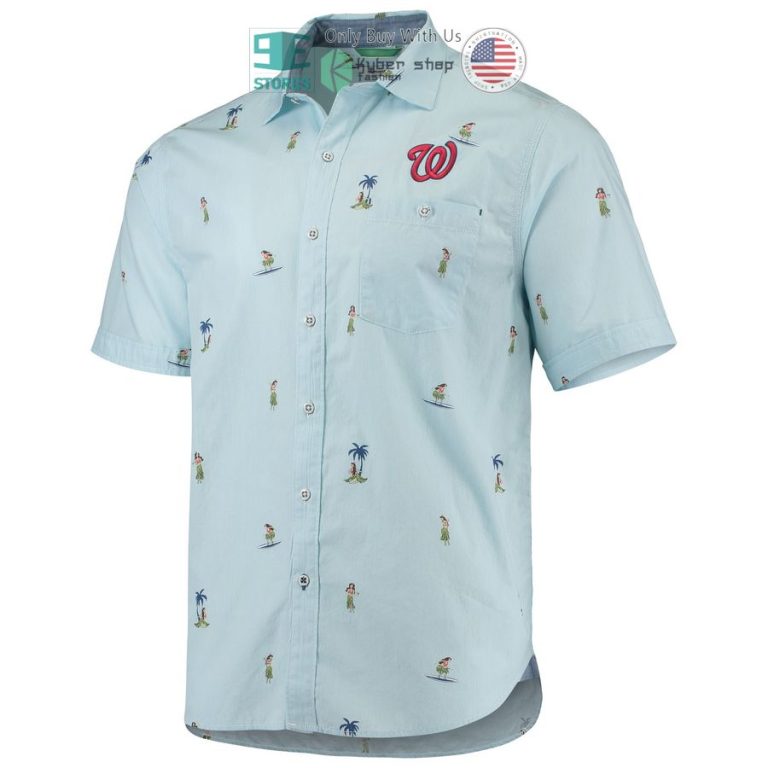 washington nationals tommy bahama hula all day light blue hawaiian shirt 2 18479