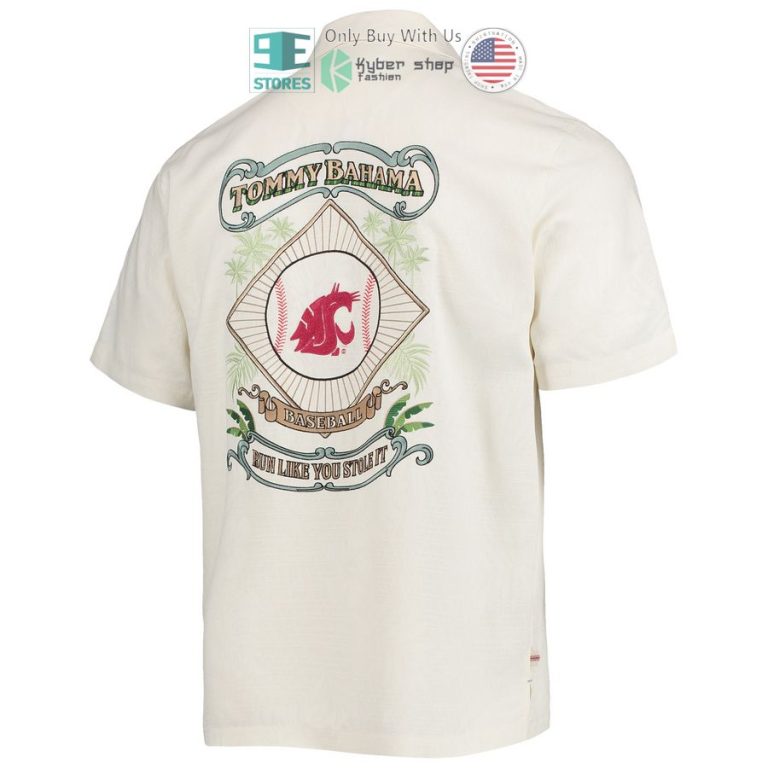 washington state cougars tommy bahama run like you stole it camp white hawaiian shirt 3 7855