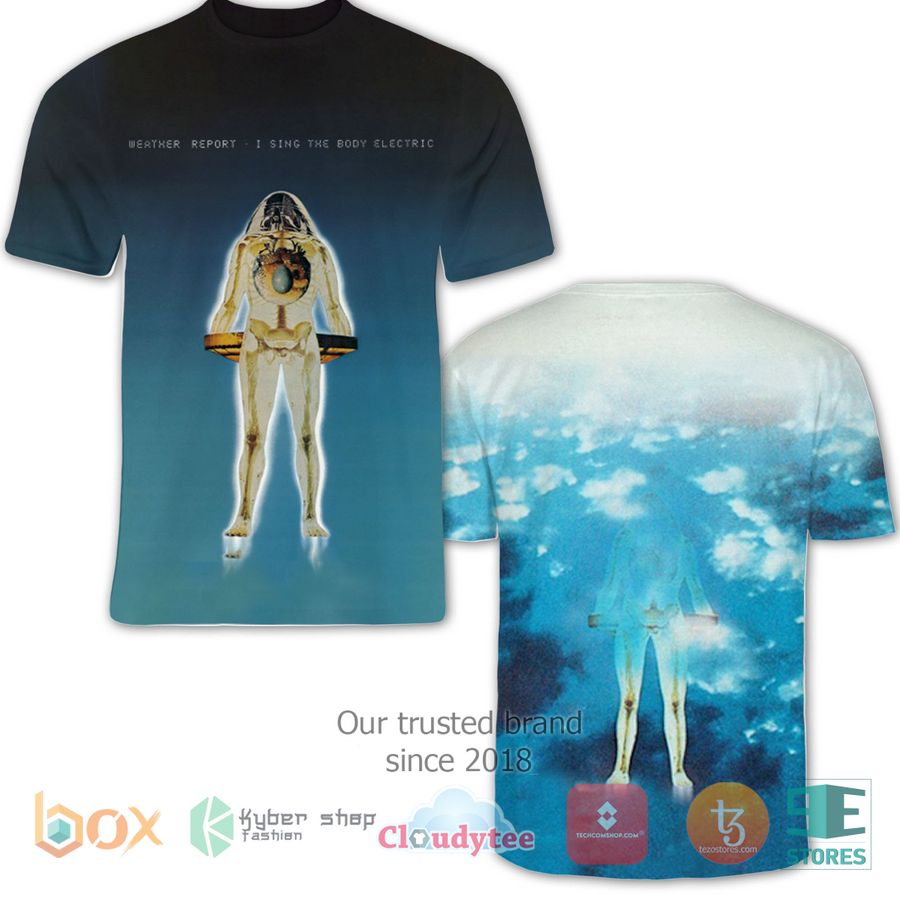 weather report band i sing the body electric album 3d t shirt 1 43660