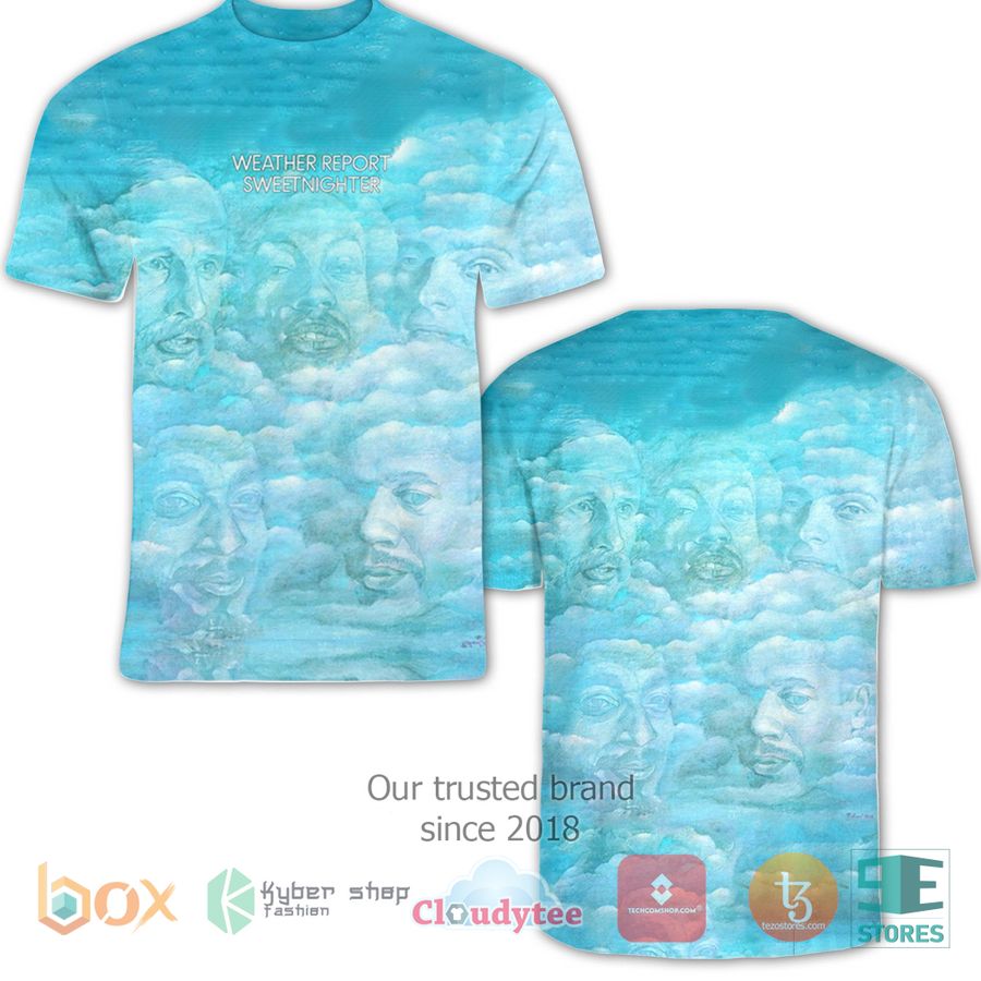 weather report band sweetnighter album 3d t shirt 1 81544