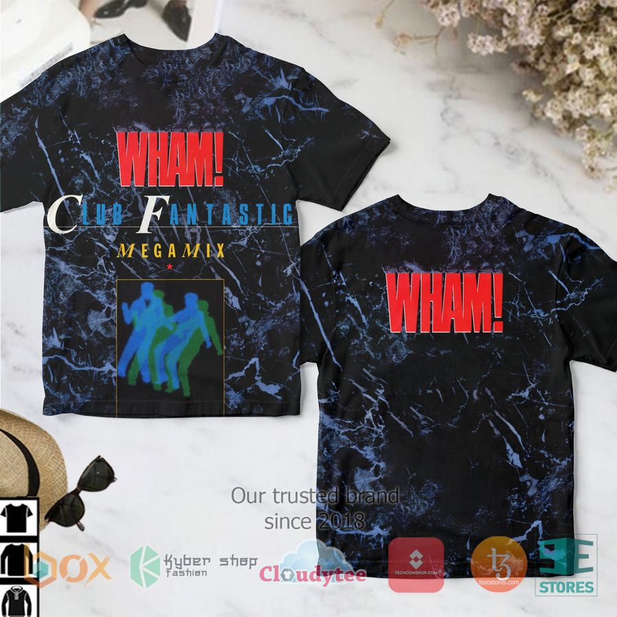 wham club fantastic album 3d t shirt 1 39201