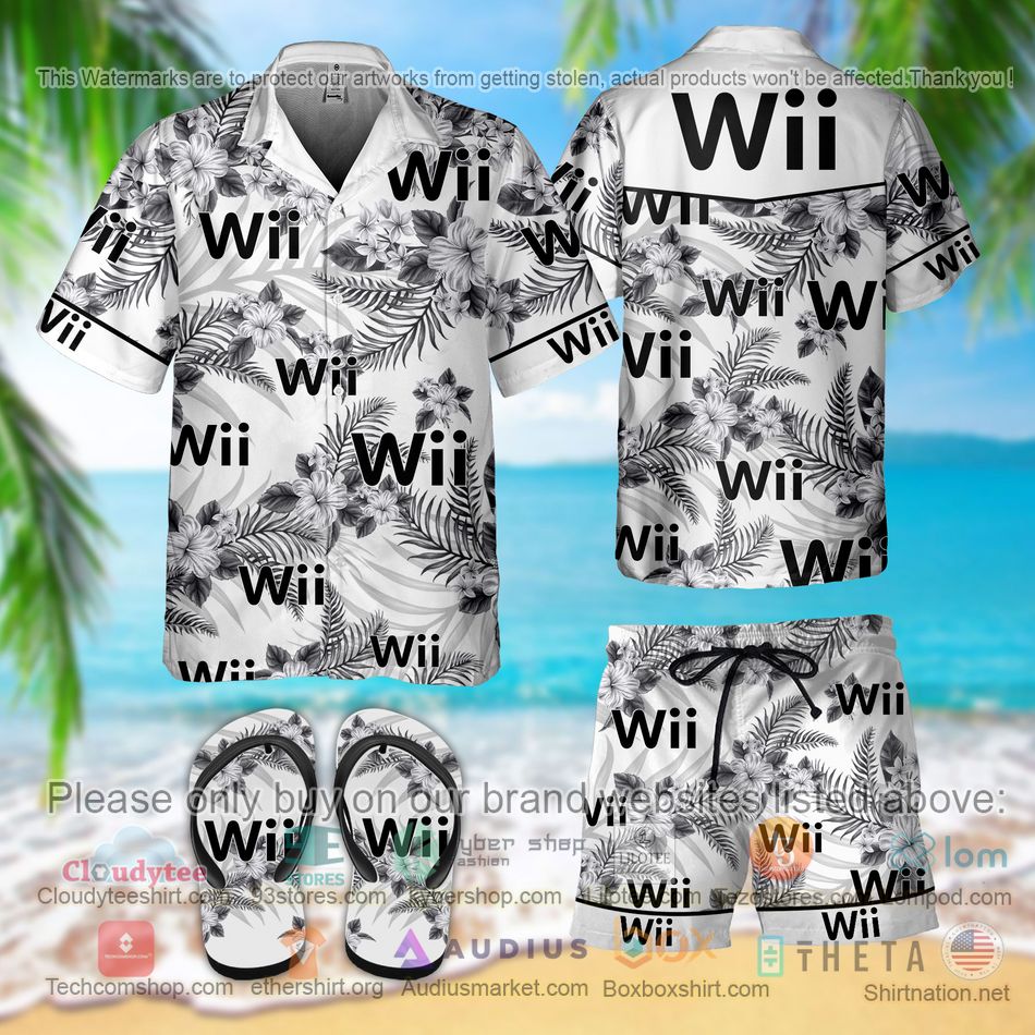 wii hawaiian shirt shorts 1 68760