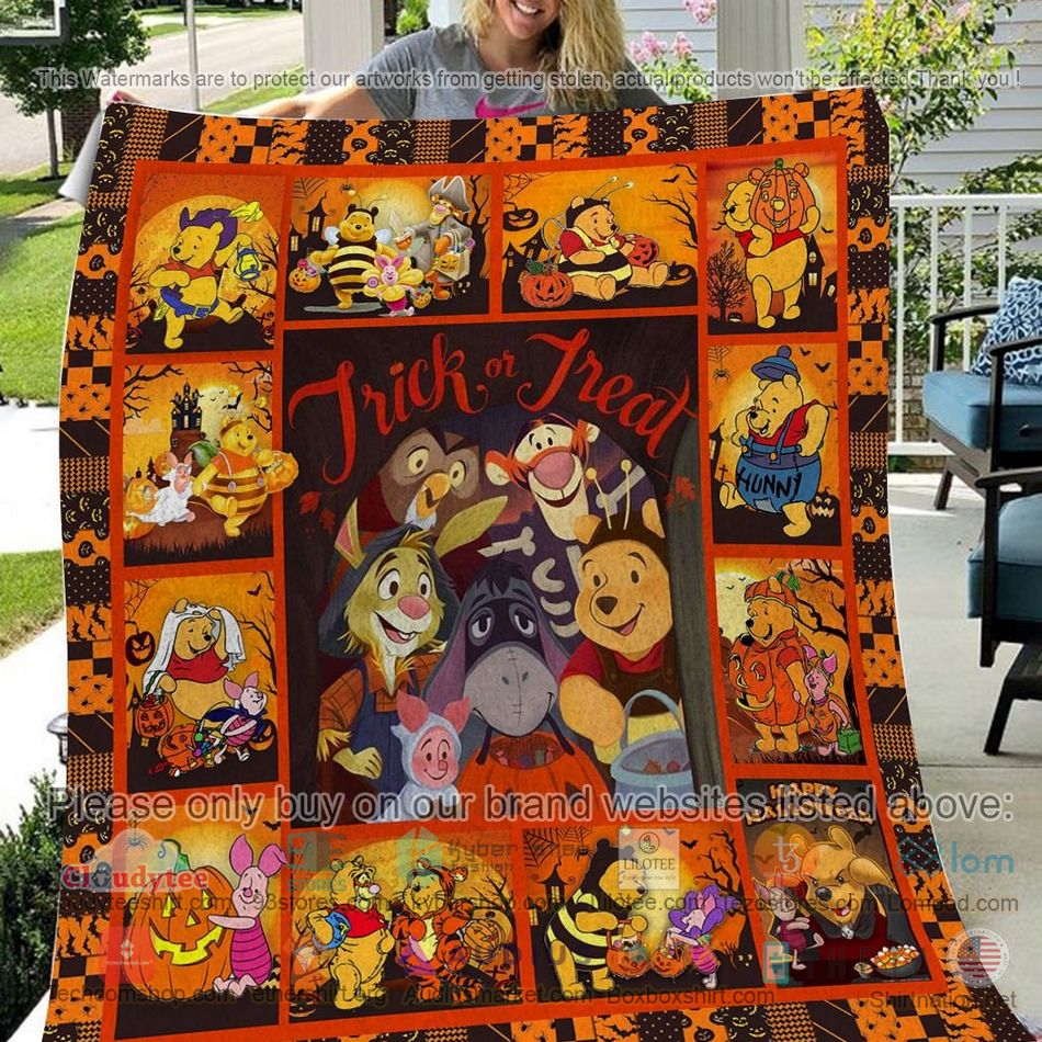 winnie the pooh and friends trick or treat quilt 1 58678