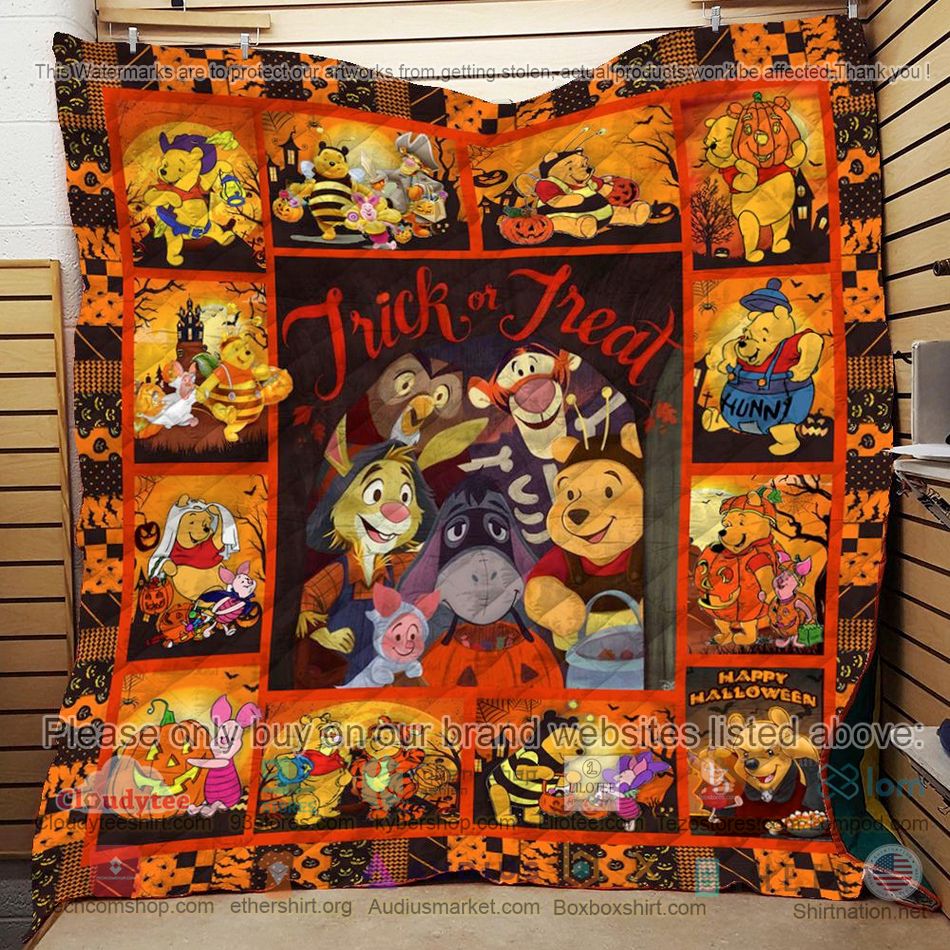 winnie the pooh and friends trick or treat quilt 2 75635
