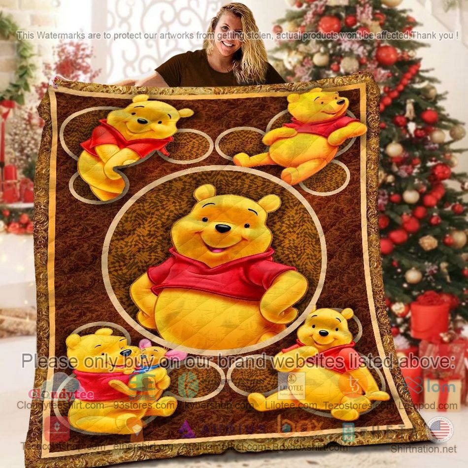 winnie the pooh brown quilt 1 81029