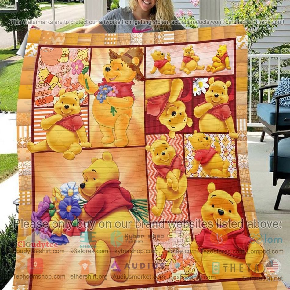 winnie the pooh flowers quilt 1 25939