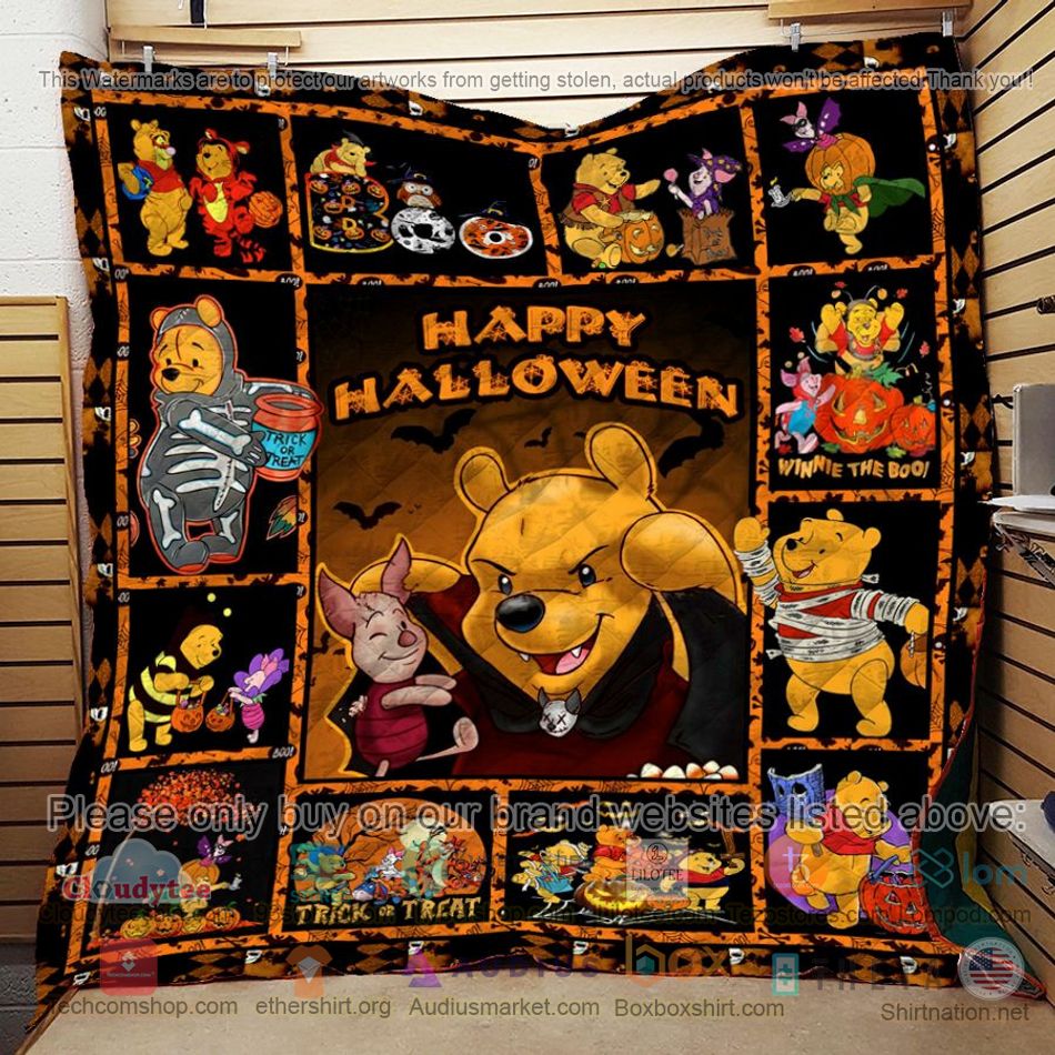 winnie the pooh happy halloween quilt 3 39516