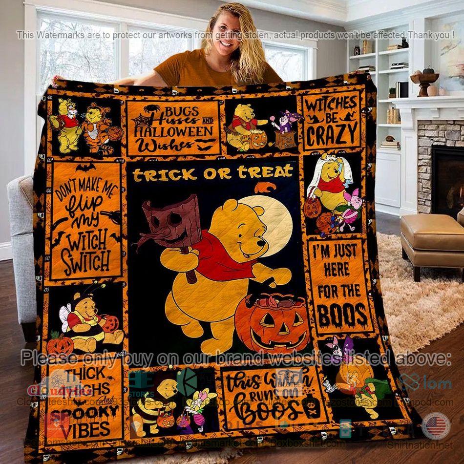 winnie the pooh trick or treat quilt 1 13503