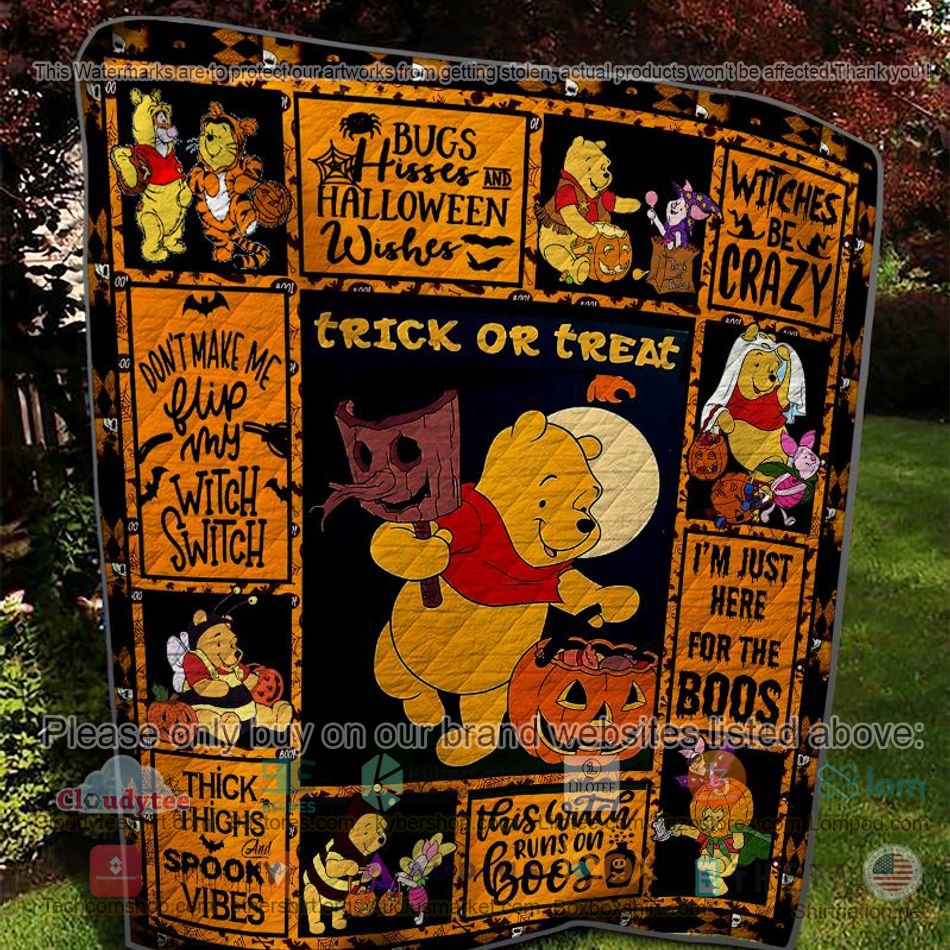 winnie the pooh trick or treat quilt 2 15001