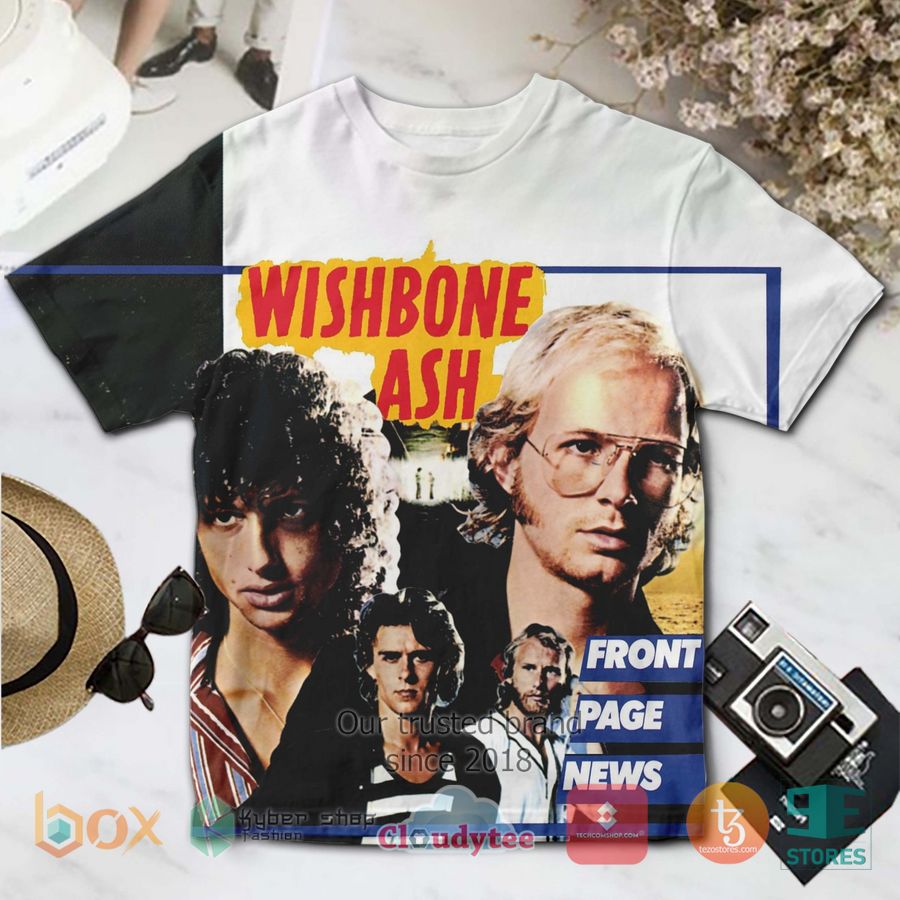 wishbone ash band front page news album 3d t shirt 1 41721