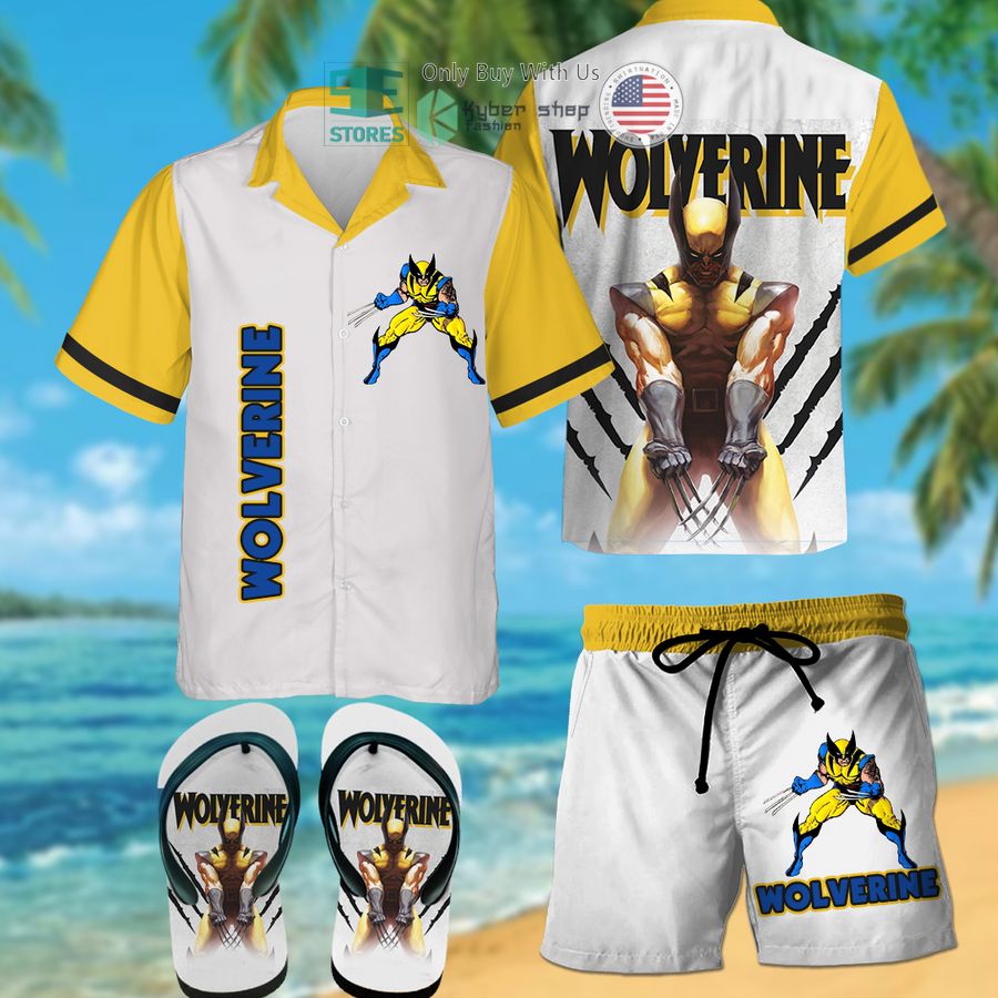 wolverine hawaiian shirt shorts 1 97288